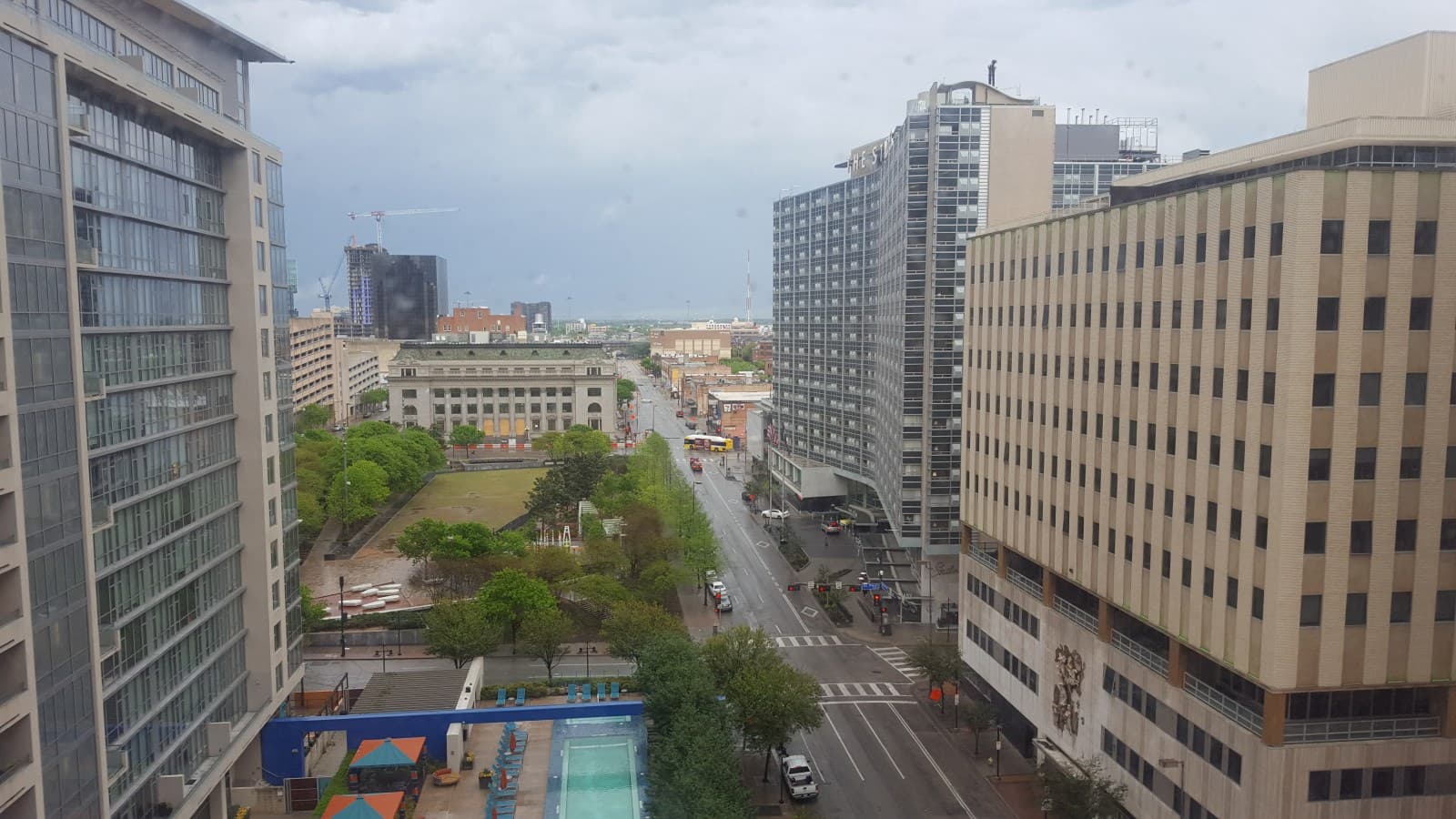 Lightening & Pouring Rain in Dallas